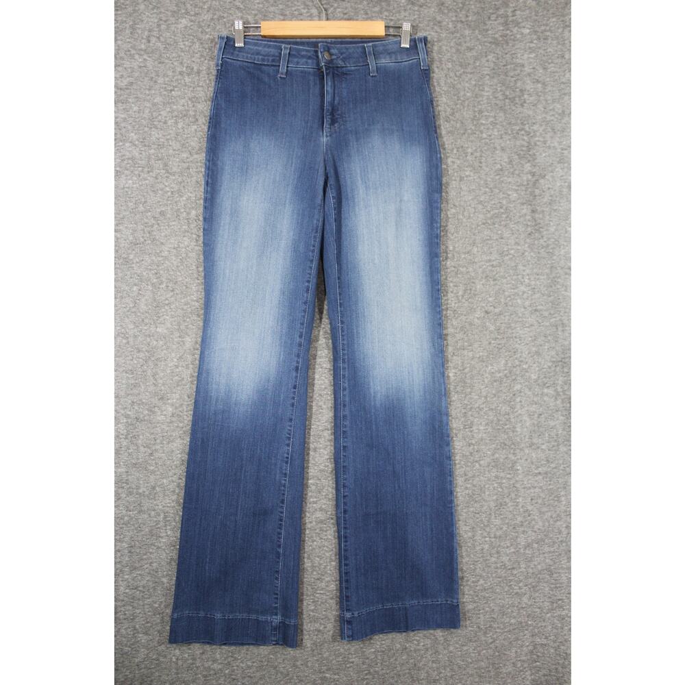 NYDJ Teresa Trouser Jean Pants Size 6 Blue Sure Stretch